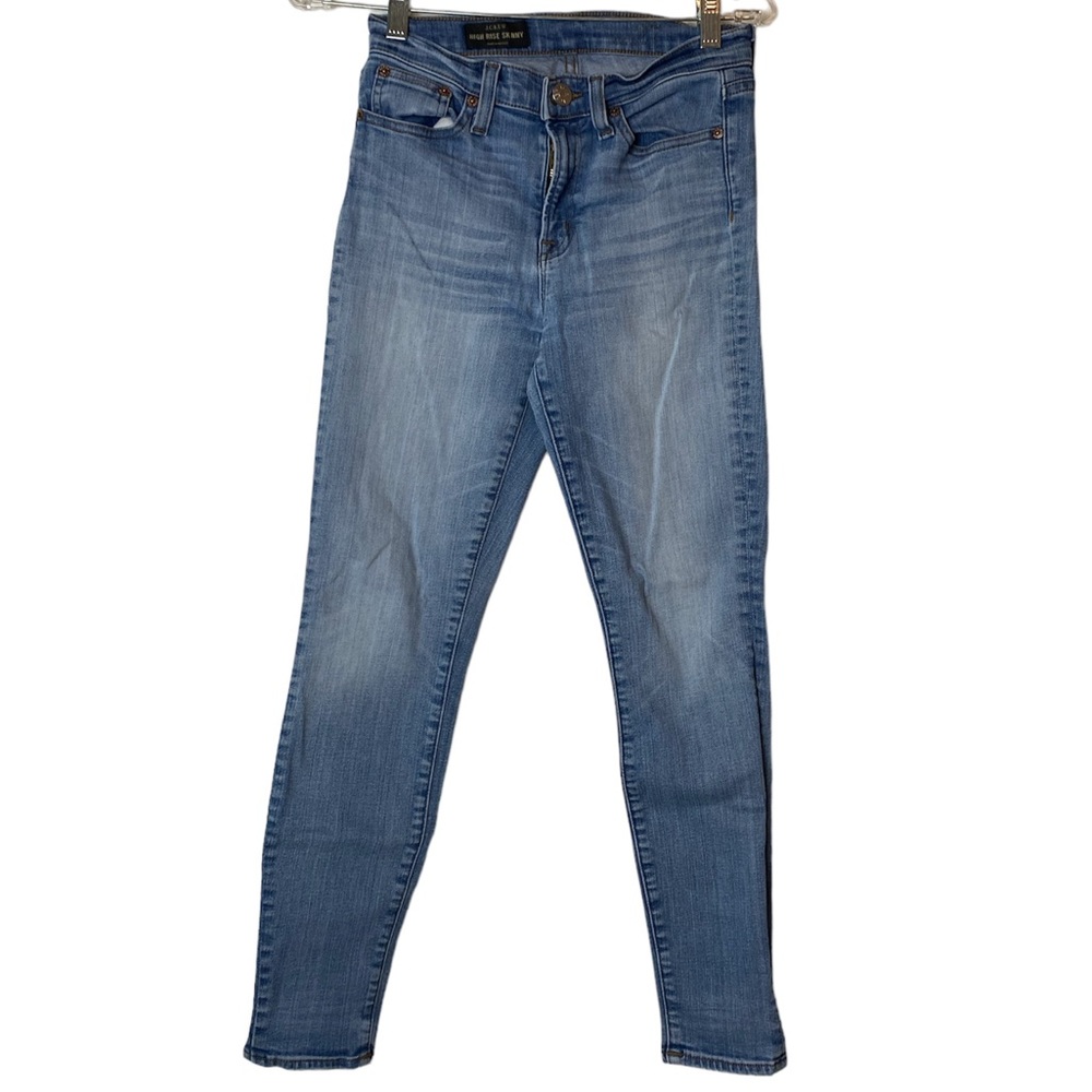 J Crew Jeans Women's  High Rise Skinny Denim Blue
